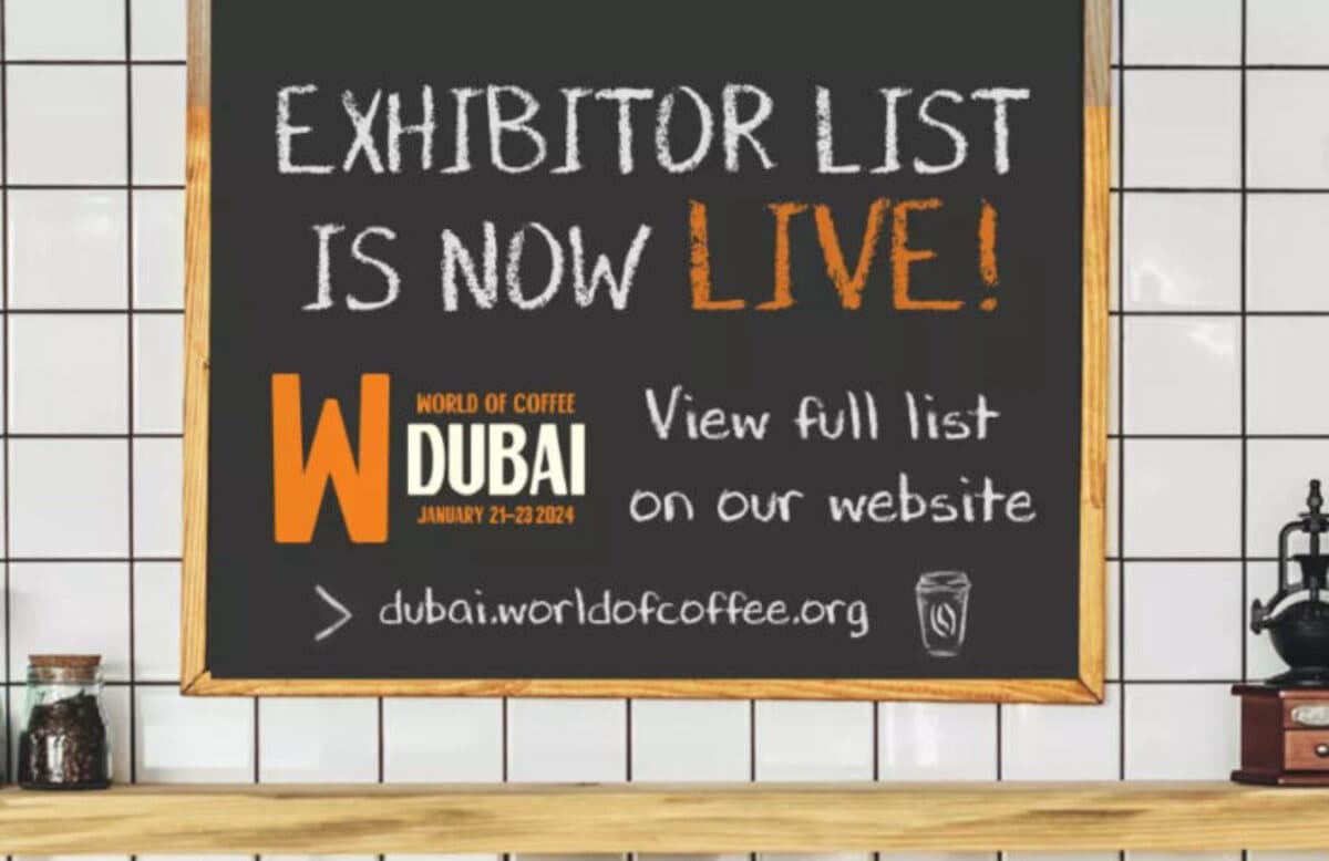 World of Coffee Dubai 2024: Exhibitor List is Now Live!