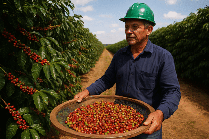 Brazil’s Cerrado Mineiro Coffee Harvest Reaches 81% in 2025, Says Expocacer