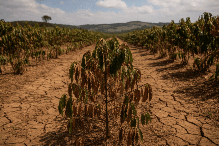 Coffee Prices Surge on Brazil Weather Concerns and Supply Tightness