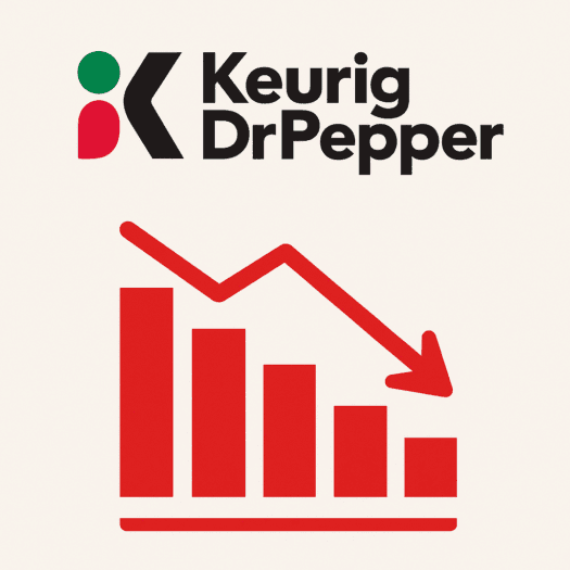 Keurig Dr Pepper Shares Plunge to Multi-Year Low After JDE Peet’s Deal