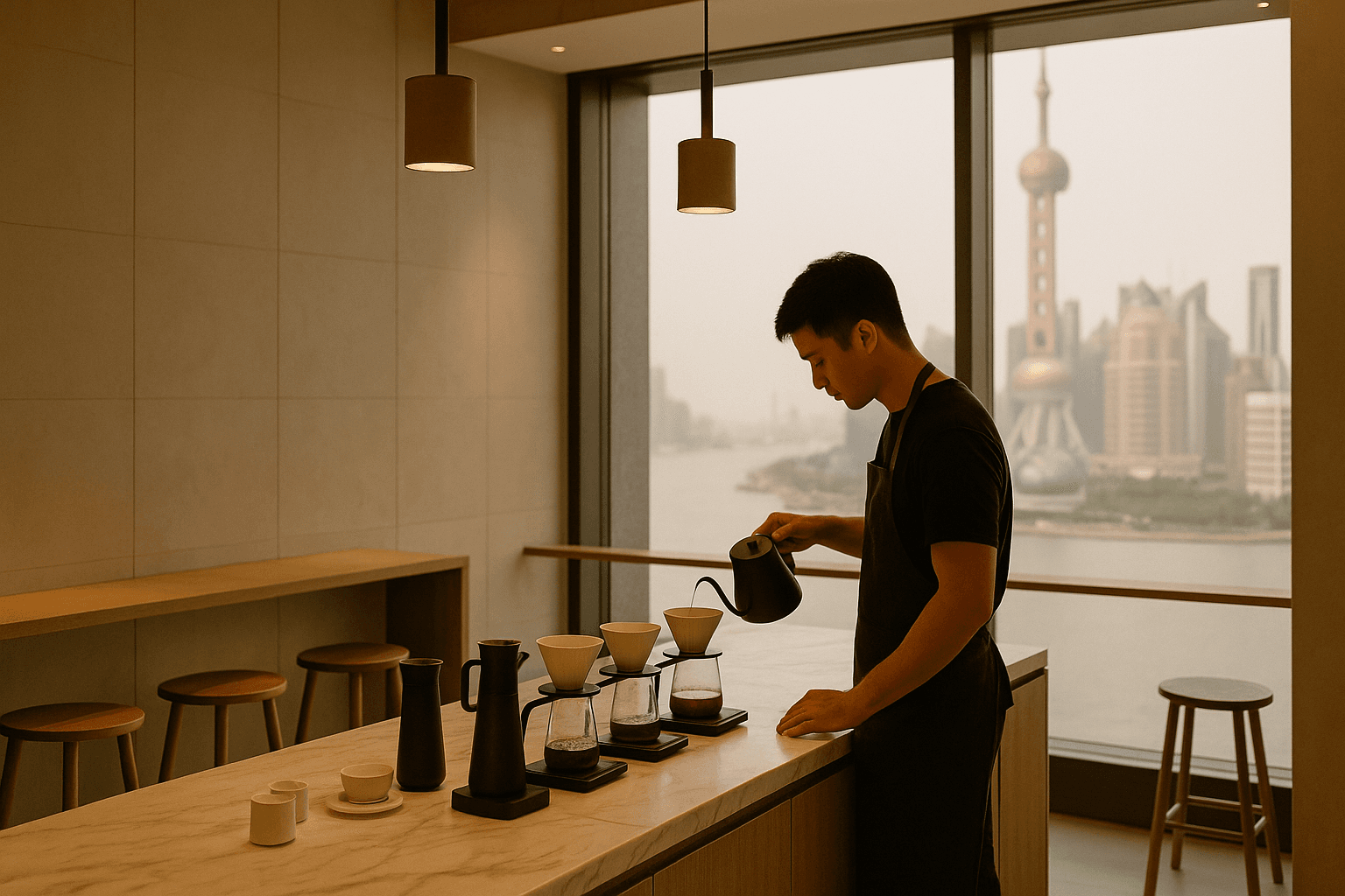 Шанхай: столица нового кофейного мира