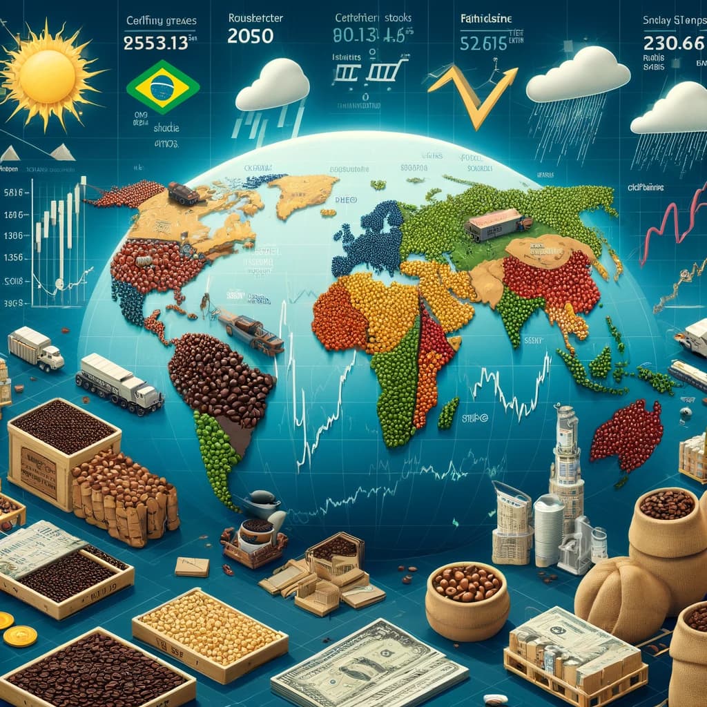 Coffee Market Sees Turbulent May as ICO Reports Price Fluctuations and Export Volumes