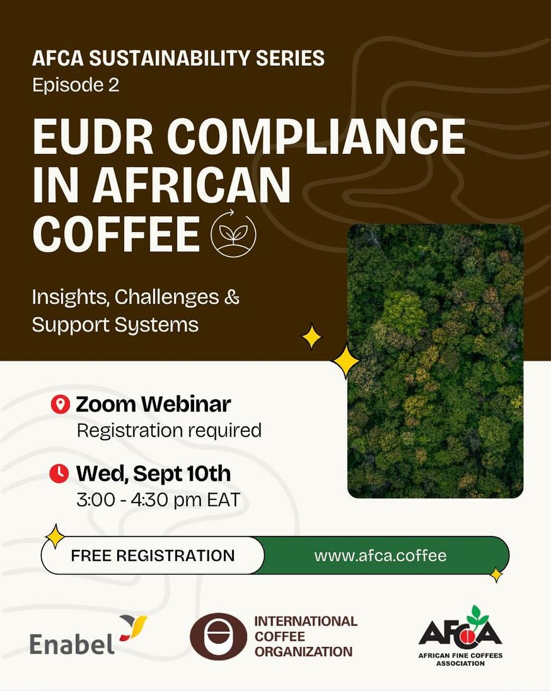 AFCA and ICO to Hold Webinar on EUDR Compliance in African Coffee Sector