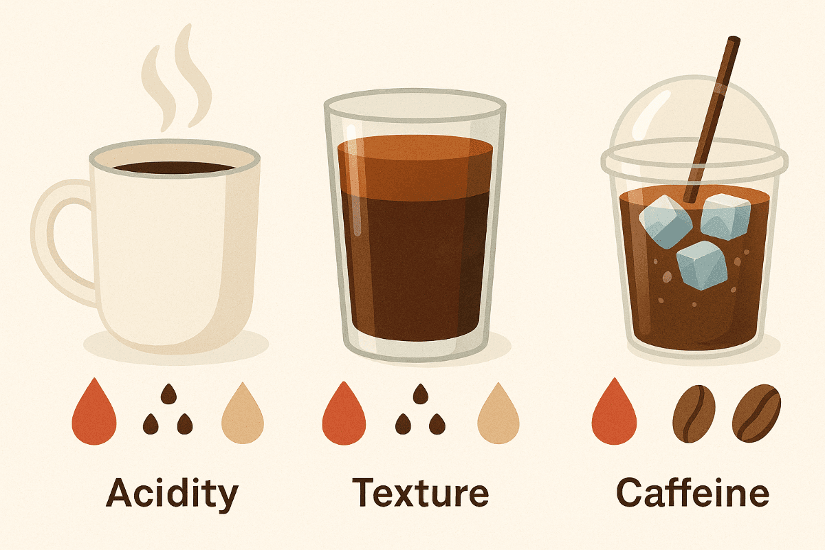 Health Differences Between Hot, Cold, and Iced Coffee