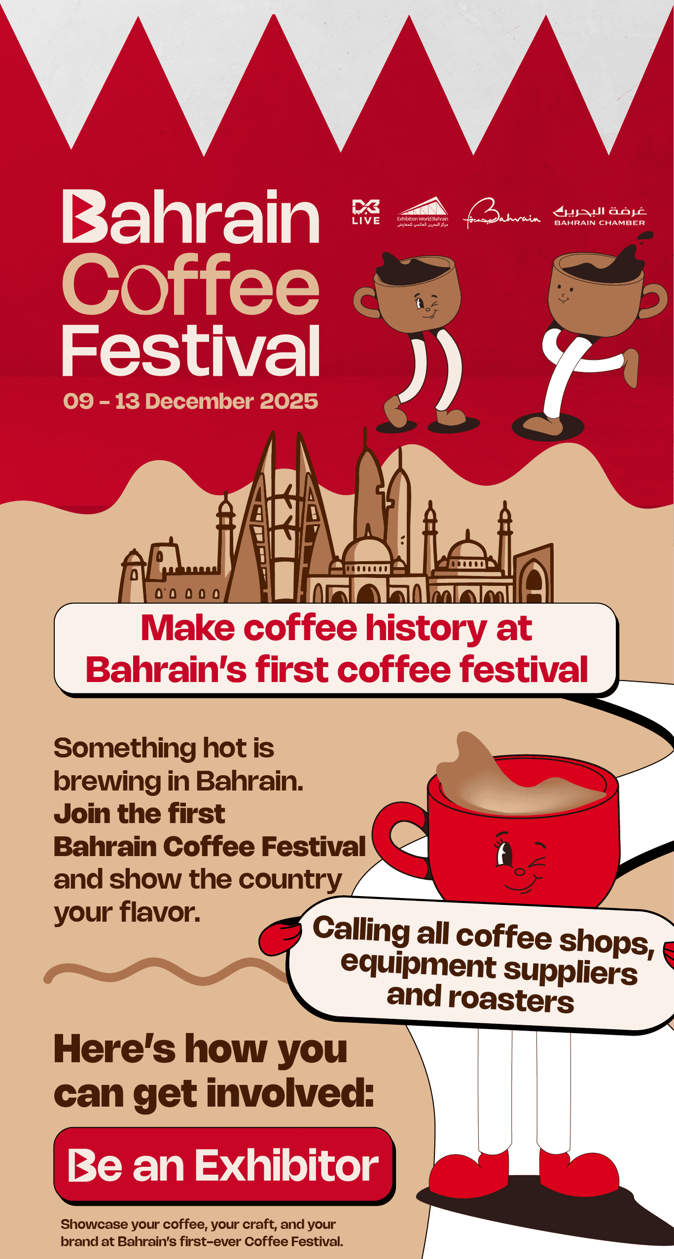 Bahrain Coffee Festival 2025 Opens Registration for Exhibitors